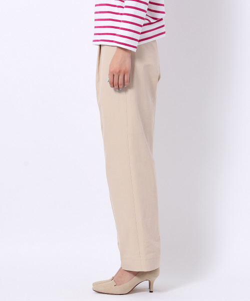 MYSELF ABAHOUSE（マイセルフアバハウス）の「コットンツイル ワイドチノパンツ（チノパンツ・レディース・ベージュ/カーキ・SMALL/LARGE/MEDIUM）」の8枚目の写真