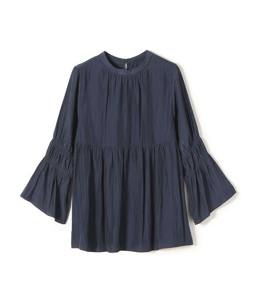 SHIPS(シップス)の「*〈洗濯機可能〉カッセンシャーリングギャザースリーブブラウス◆(シャツ/ブラウス・レディース・ライトグレー/ブラック/ネイビー/オフホワイト/イエロー・ONE SIZE)」の18枚目の写真