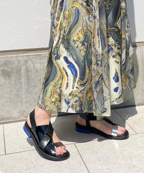 UNITED NUDE（ユナイテッドヌード）の「Square Sandal Lo（サンダル・レディース・ブラック/ベージュ・38/39/35/36/37/41）」の19枚目の写真