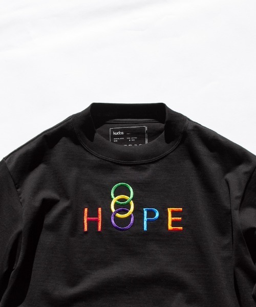 kudos(クードス)の「kudos HOPE T-SHIRT(Tシャツ/カットソー・メンズ・ホワイト/ブラック・1/2)」の6枚目の写真