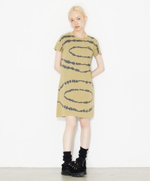 X-girl | CIRCLE TIE-DYE S/S DRESS(ワンピース)
