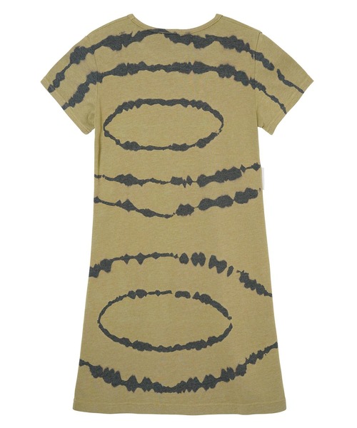 X-girl（エックスガール）の「CIRCLE TIE-DYE S/S DRESS（ワンピース・レディース・ネイビー/ベージュ・S/M）」の10枚目の写真