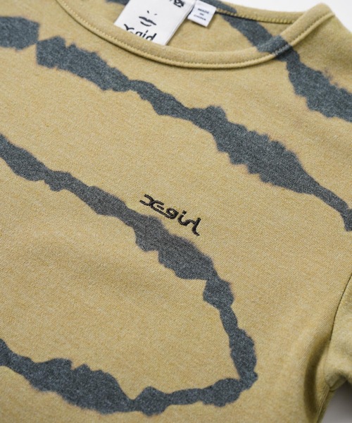 X-girl（エックスガール）の「CIRCLE TIE-DYE S/S DRESS（ワンピース・レディース・ネイビー/ベージュ・S/M）」の12枚目の写真