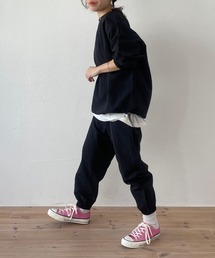 wee9s（ウィークス）の「holiday nylon set up / トップス＋ボトムホリデーナイロンセットアップ（Tシャツ/カットソー）」