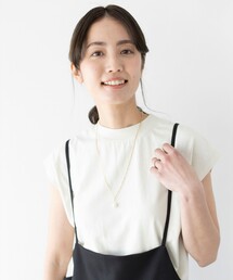 THE SHOP TK  | 【すっきり華奢見え】モックネックプルオーバー(Tシャツ/カットソー)