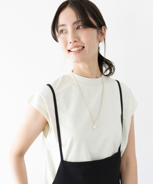 THE SHOP TK （ザ ショップ ティーケー ）の「◆【すっきり華奢見え】モックネックプルオーバー（Tシャツ/カットソー・レディース・チャコールグレー/ライトグレー/ブラック/ブラウン系その他・11/12/13）」の21枚目の写真