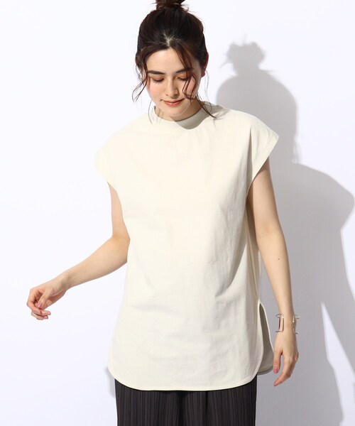 THE SHOP TK （ザ ショップ ティーケー ）の「◆【すっきり華奢見え】モックネックプルオーバー（Tシャツ/カットソー・レディース・チャコールグレー/ライトグレー/ブラック/ブラウン系その他・11/12/13）」の11枚目の写真