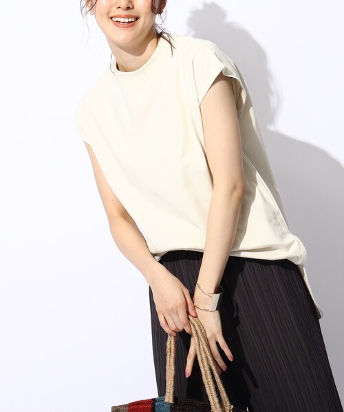 THE SHOP TK （ザ ショップ ティーケー ）の「◆【すっきり華奢見え】モックネックプルオーバー（Tシャツ/カットソー・レディース・チャコールグレー/ライトグレー/ブラック/ブラウン系その他・11/12/13）」の17枚目の写真