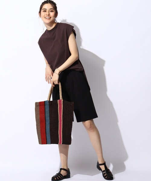 THE SHOP TK （ザ ショップ ティーケー ）の「◆【すっきり華奢見え】モックネックプルオーバー（Tシャツ/カットソー・レディース・チャコールグレー/ライトグレー/ブラック/ブラウン系その他・11/12/13）」の14枚目の写真