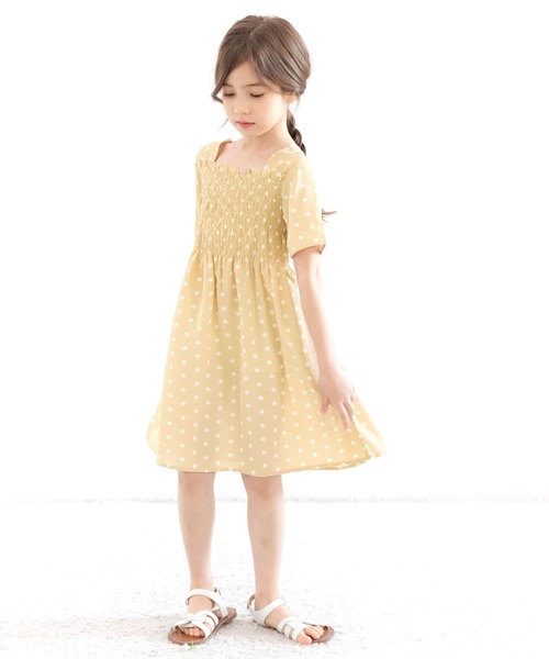 Bee des Bee(ビーデスビー)の「総柄ワンピース(ワンピース・キッズ・ブラック/ブルー/レッド/ベージュ・110cm/100cm/120cm/130cm/140cm/150cm)」の20枚目の写真