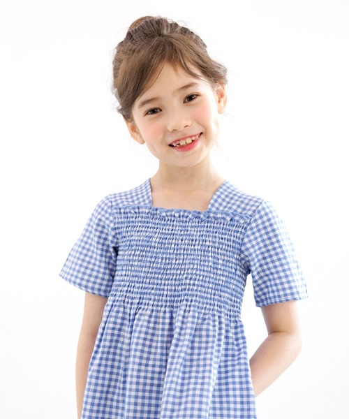Bee des Bee(ビーデスビー)の「総柄ワンピース(ワンピース・キッズ・ブラック/ブルー/レッド/ベージュ・110cm/100cm/120cm/130cm/140cm/150cm)」の22枚目の写真