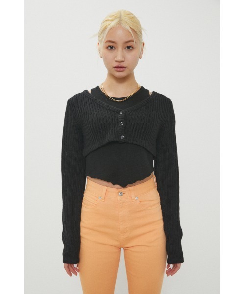 LAGUA GEM（ラグアジェム）の「WAFFLE 2PIECE KNIT（ニット/セーター