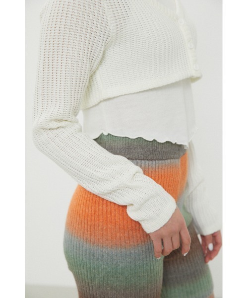 LAGUA GEM（ラグアジェム）の「WAFFLE 2PIECE KNIT（ニット/セーター