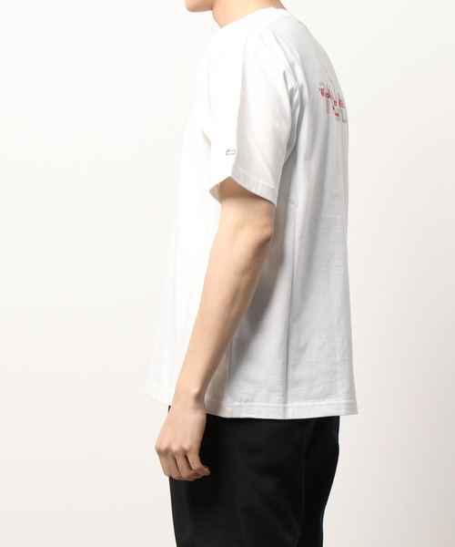 WOOLRICH(ウールリッチ)の「WOOLRICH/ウールリッチ/WOOLEN GRAPHIC TEE /グラフィックTシャツ(Tシャツ/カットソー・メンズ・ホワイト/サックスブルー・MEDIUM/LARGE/X-LARGE)」の5枚目の写真