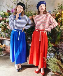 To b. by agnes b.（トゥービーバイアニエスベー）の「WR01 JUPE タックベルトスカート（スカート）」