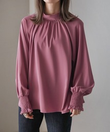 【WEB限定】バックリボンカラーブラウス