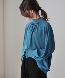 【WEB限定】バックリボンカラーブラウス