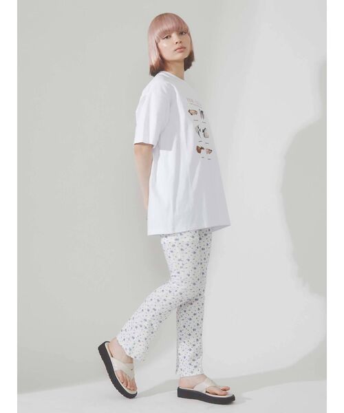 merry jenny（メリージェニー）の「熱帯魚図鑑Tee（Tシャツ/カットソー・レディース・オフホワイト/ブラック・FREE）」の7枚目の写真