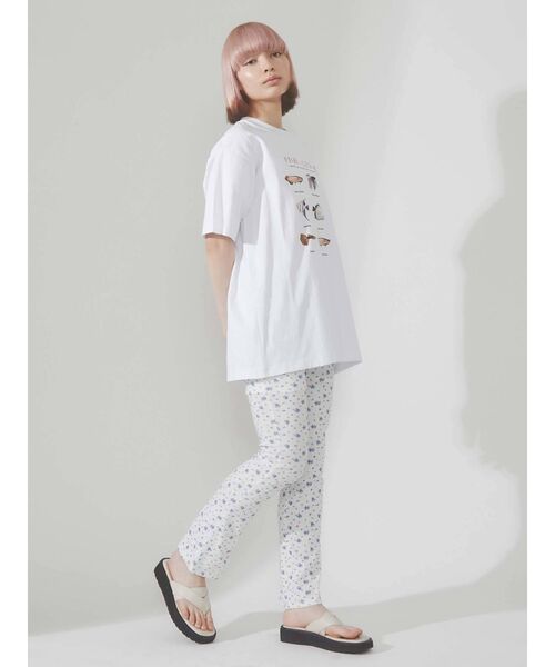 merry jenny（メリージェニー）の「熱帯魚図鑑Tee（Tシャツ/カットソー・レディース・オフホワイト/ブラック・FREE）」の8枚目の写真