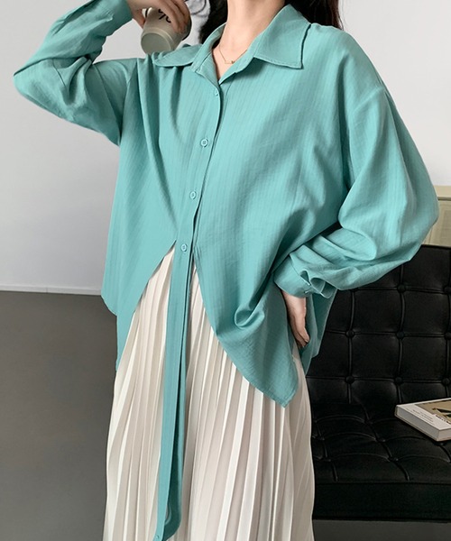 aimoha(アイモハ)の「ブラウス(シャツ/ブラウス・レディース・ホワイト/ブルー・MEDIUM/LARGE)」の17枚目の写真