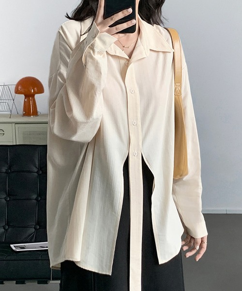 aimoha(アイモハ)の「ブラウス(シャツ/ブラウス・レディース・ホワイト/ブルー・MEDIUM/LARGE)」の6枚目の写真