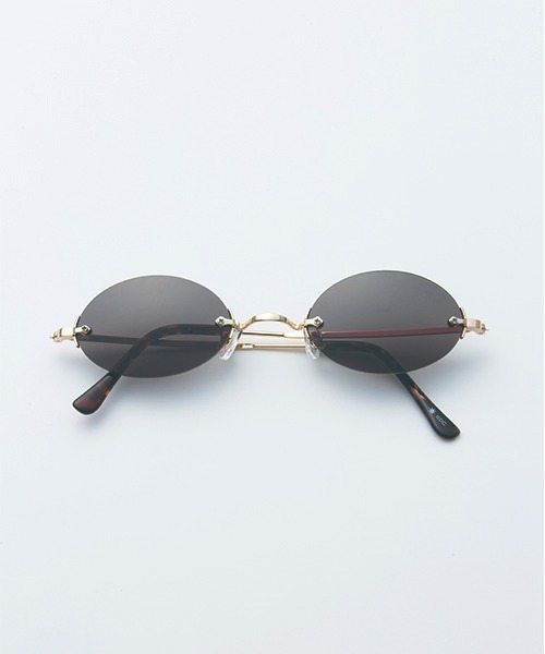 GDC(ジーディーシー)の「FRAMELESS OVAL SUNGLASSES(サングラス・メンズ・ブラック/グレー/ピンク・FREE)」の12枚目の写真