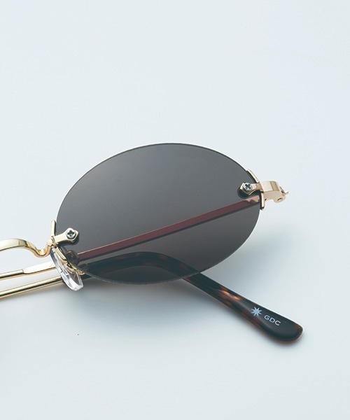 GDC(ジーディーシー)の「FRAMELESS OVAL SUNGLASSES(サングラス・メンズ・ブラック/グレー/ピンク・FREE)」の13枚目の写真