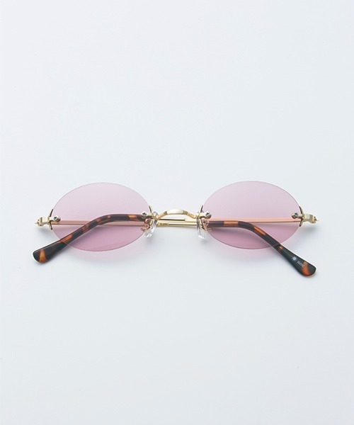 GDC(ジーディーシー)の「FRAMELESS OVAL SUNGLASSES(サングラス・メンズ・ブラック/グレー/ピンク・FREE)」の16枚目の写真