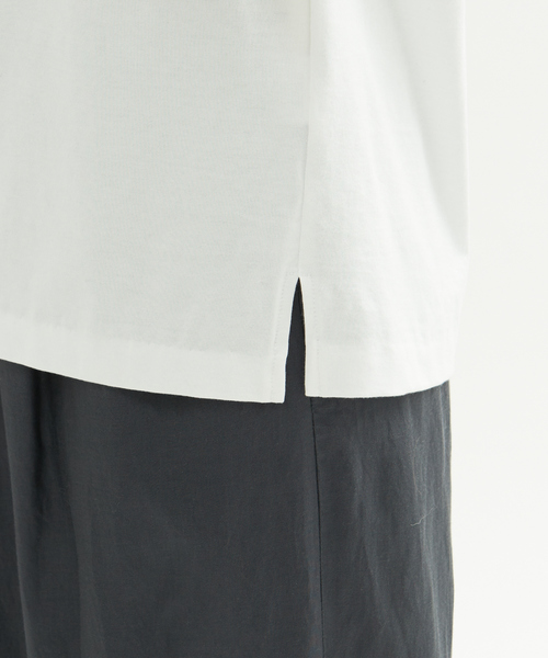 Rouge vif Anna（ルージュヴィフアンナ）の「CHGNON ロゴノースリーブＴシャツ（Tシャツ/カットソー・レディース・モカ/ブラック・フリー）」の11枚目の写真