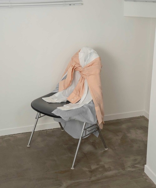 lawgy（ラウジー）の「stripe see through shirt（シャツ/ブラウス・レディース・ホワイト/オレンジ/ブルー・FREE）」の22枚目の写真