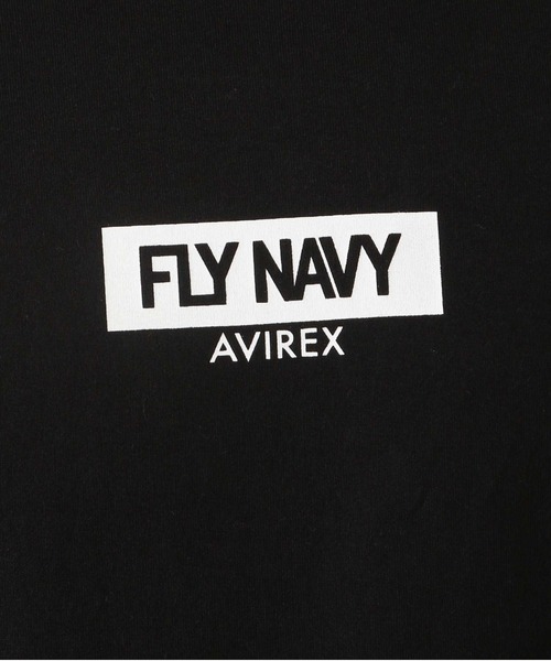 AVIREX（アヴィレックス）の「フライ ネイビー ガール Tシャツ / FLY NAVY GIRL T-SHIRT / アヴィレックス / AVIREX（Tシャツ/カットソー・メンズ・ブラック/ホワイト/クリーム・MEDIUM/XX-LARGE/LARGE/X-LARGE）」の10枚目の写真