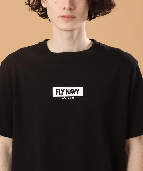 AVIREX（アヴィレックス）の「フライ ネイビー ガール Tシャツ / FLY NAVY GIRL T-SHIRT / アヴィレックス / AVIREX（Tシャツ/カットソー・メンズ・ブラック/ホワイト/クリーム・MEDIUM/XX-LARGE/LARGE/X-LARGE）」の11枚目の写真