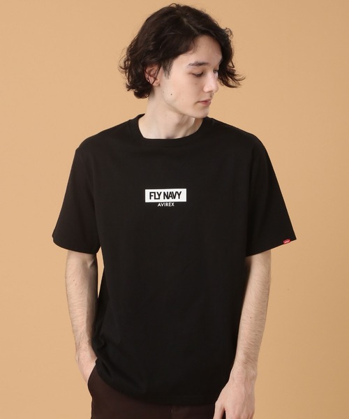AVIREX（アヴィレックス）の「フライ ネイビー ガール Tシャツ / FLY NAVY GIRL T-SHIRT / アヴィレックス / AVIREX（Tシャツ/カットソー・メンズ・ブラック/ホワイト/クリーム・MEDIUM/XX-LARGE/LARGE/X-LARGE）」の16枚目の写真