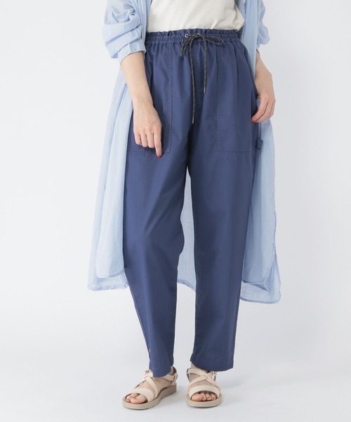 studio CLIP（スタディオクリップ）の「【撥水/UV/防汚】レジャーワークテーパードパンツ（その他パンツ・レディース・ブルー/ライトグレー/カーキ/ブラック・FREE）」の4枚目の写真