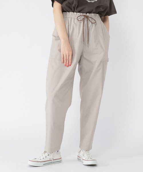studio CLIP（スタディオクリップ）の「【撥水/UV/防汚】レジャーワークテーパードパンツ（その他パンツ・レディース・ブルー/ライトグレー/カーキ/ブラック・FREE）」の2枚目の写真