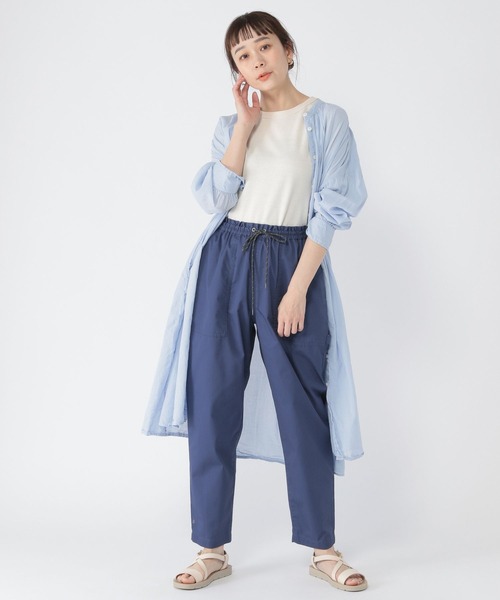 studio CLIP（スタディオクリップ）の「【撥水/UV/防汚】レジャーワークテーパードパンツ（その他パンツ・レディース・ブルー/ライトグレー/カーキ/ブラック・FREE）」の8枚目の写真