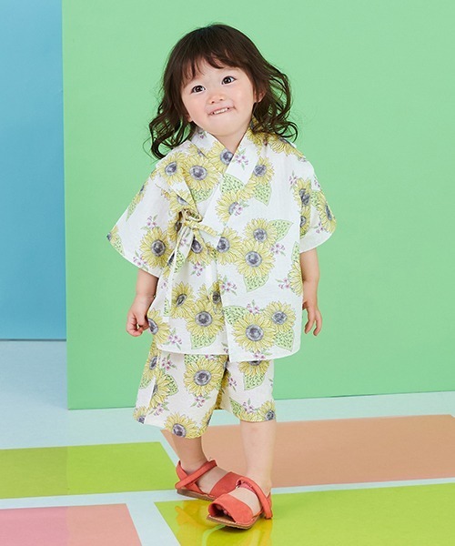 SUKU  ひまわり模様 ルームウェアセット SUKU ひまわり模様 ルームウェアセット SUKU HOME スクホーム