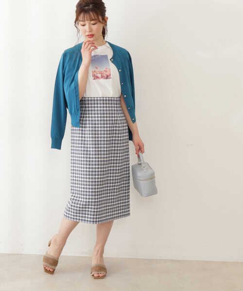 PROPORTION BODY DRESSING（プロポーションボディドレッシング）の「クルーネックカーディガン / 1212274500（カーディガン/ボレロ・レディース・ホワイト/ブラック/ピンク/ブルー/ネイビー/レッド・FREE）」の20枚目の写真