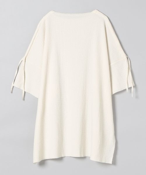 JEANASIS(ジーナシス)の「カットジャガードオープンショルダープルオーバー/296229(Tシャツ/カットソー・レディース・ホワイト/ブラック/オレンジ・FREE)」の5枚目の写真