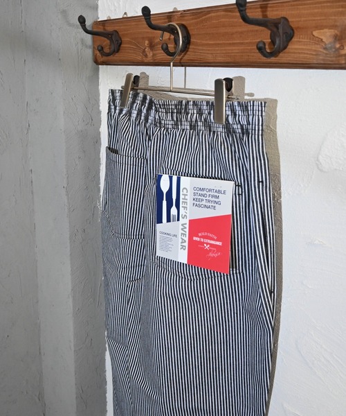 Ritzy（リッツィー）の「ヒッコリー シェフパンツ（その他パンツ・メンズ・オフホワイト/ネイビー/ブラック・X-LARGE/LARGE/SMALL/MEDIUM）」の12枚目の写真