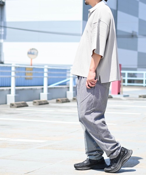 Ritzy（リッツィー）の「ヒッコリー シェフパンツ（その他パンツ・メンズ・オフホワイト/ネイビー/ブラック・X-LARGE/LARGE/SMALL/MEDIUM）」の13枚目の写真