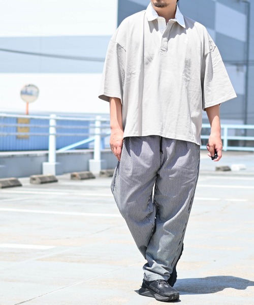 Ritzy（リッツィー）の「ヒッコリー シェフパンツ（その他パンツ・メンズ・オフホワイト/ネイビー/ブラック・X-LARGE/LARGE/SMALL/MEDIUM）」の9枚目の写真