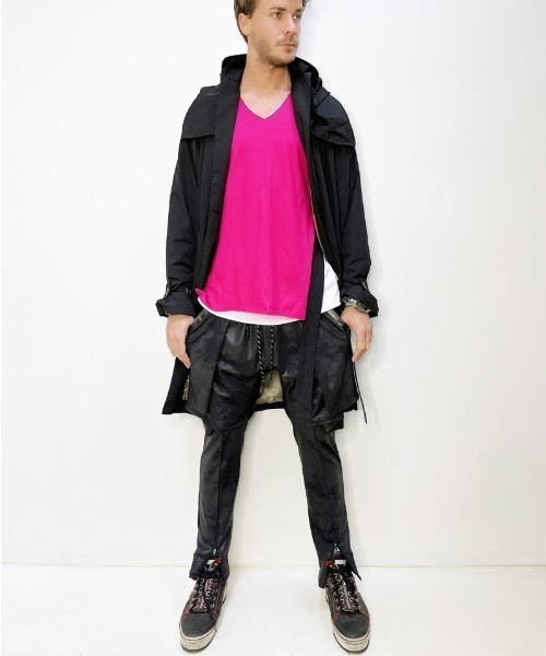 FranCisT_MOR.K.S.（フランシストモークス）の「FranCisT_MOR.K.S./フランシスト モークス/3MIXエコレザーレイヤードショーツ（その他パンツ・メンズ・ブラック・2/3）」の11枚目の写真