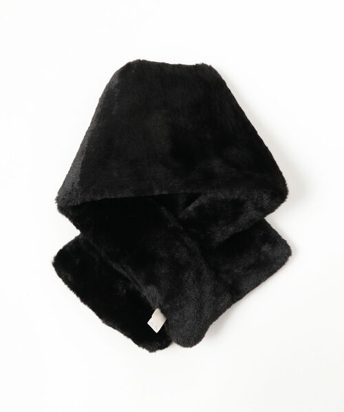 Ray BEAMS（レイビームス）の「Ray BEAMS / フェイクファー ティペット（マフラー・レディース・ブラック/イエロー/ブルー・ONE SIZE）」の8枚目の写真