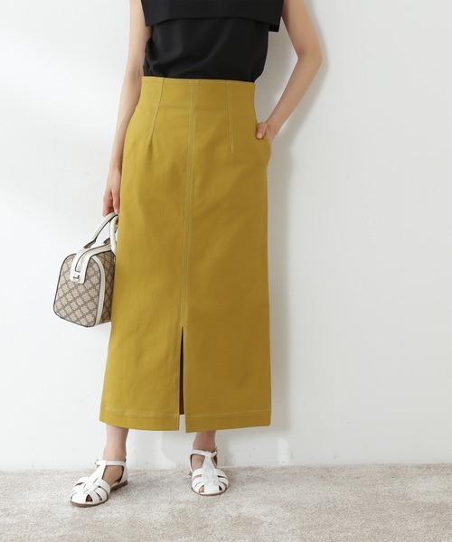 N.（N. Natural Beauty Basic）（エヌエヌナチュラルビューティーベーシック）の「【S Size Line】◆ハイウエストダーツペンシルスカート（スカート・レディース・イエロー/クリーム/ライラック・SMALL/MEDIUM）」の16枚目の写真