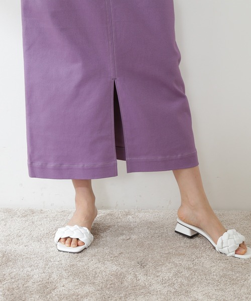 N.（N. Natural Beauty Basic）（エヌエヌナチュラルビューティーベーシック）の「【S Size Line】◆ハイウエストダーツペンシルスカート（スカート・レディース・イエロー/クリーム/ライラック・SMALL/MEDIUM）」の8枚目の写真