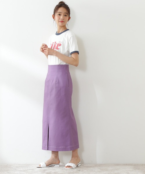 N.（N. Natural Beauty Basic）（エヌエヌナチュラルビューティーベーシック）の「【S Size Line】◆ハイウエストダーツペンシルスカート（スカート・レディース・イエロー/クリーム/ライラック・SMALL/MEDIUM）」の13枚目の写真