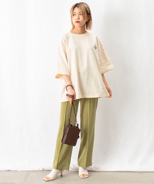 【新品タグ付】BLANC basque ブランバスク ラミーカゼル 麻100% blanc basque (ブランバスク) 5.6oz BIGシルエットT