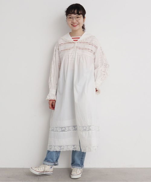 Dot&amp;Stripes CHILDWOMAN - dot&amp;stripes☺︎ シャンブレーガウン AMBIDEX Store CHILD WOMAN/Dot and Stripes CHILD WOMAN