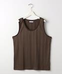 CMMN SWDN（コモンスウェーデン）の「＜CMMN SWDN＞ TANK TOP BROWN